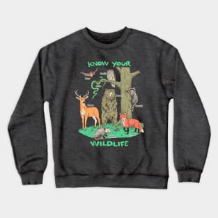 Know Your Wildlife Crewneck Sweatshirt